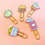 Broches Clips Colours X5 28Mm 26081 Fast Food